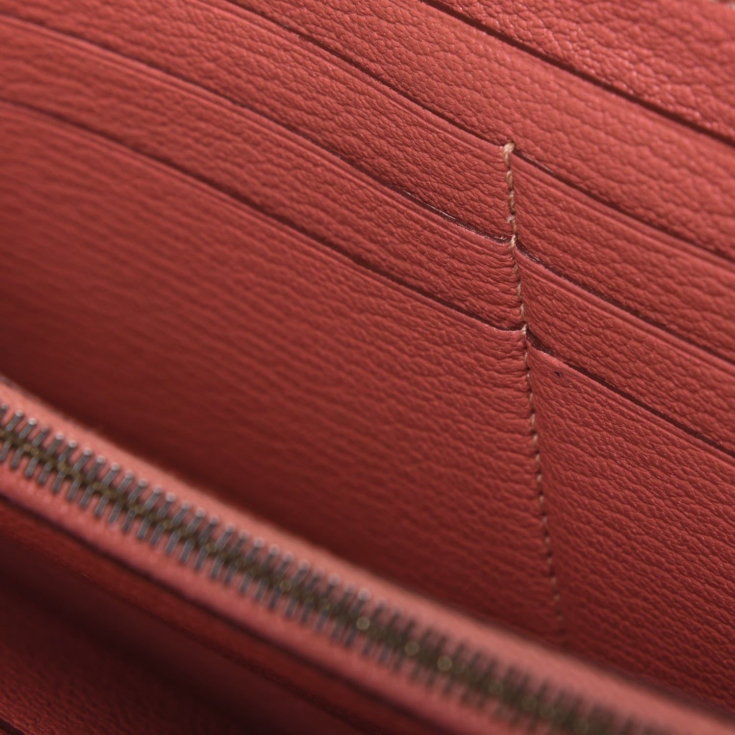Hermes Chevre Mysore Kelly Longue Wallet Rose The 11 of 19