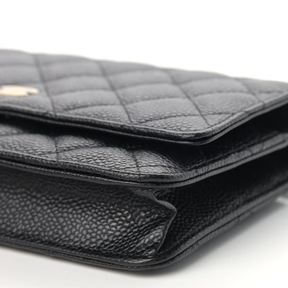Chanel Caviar Quilted Wallet On Chain WOC Black 11 of 11
