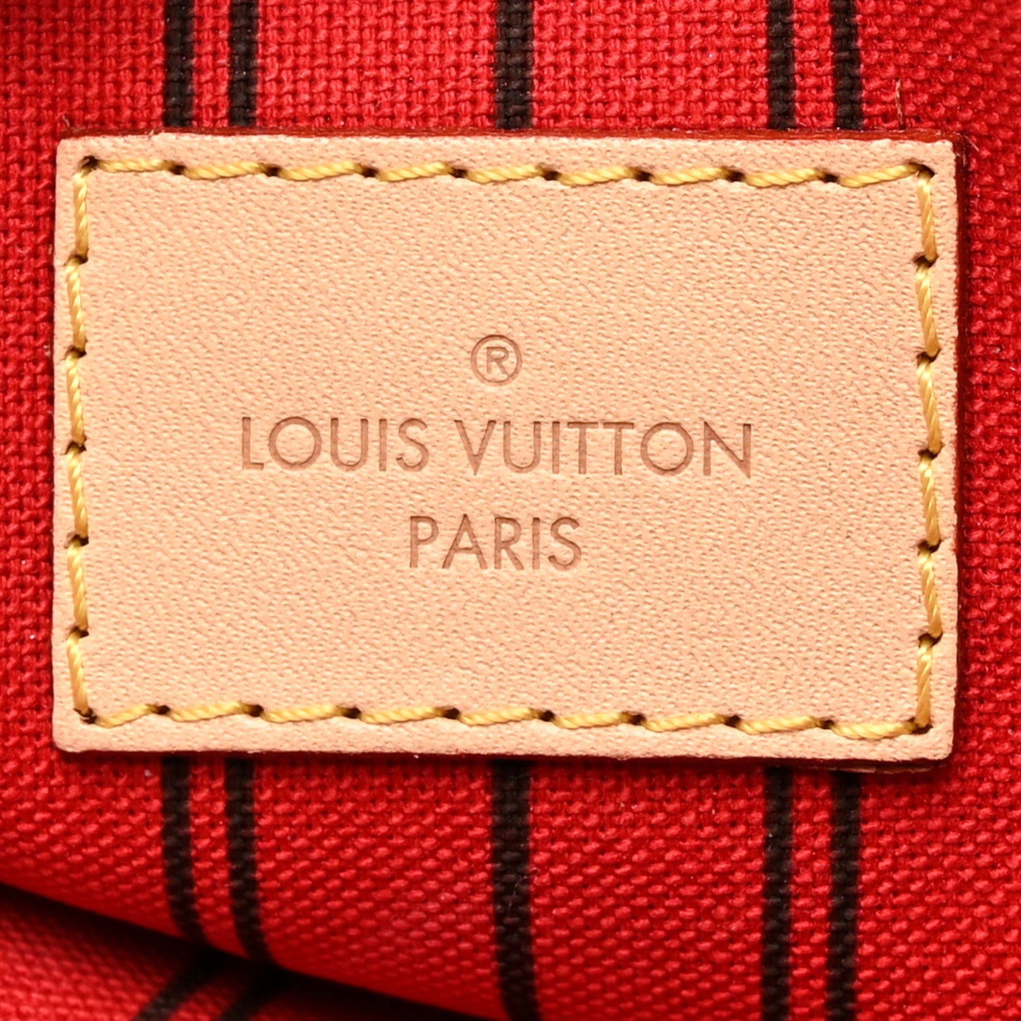 Monogram Neverfull MM GM Pochette Cherry