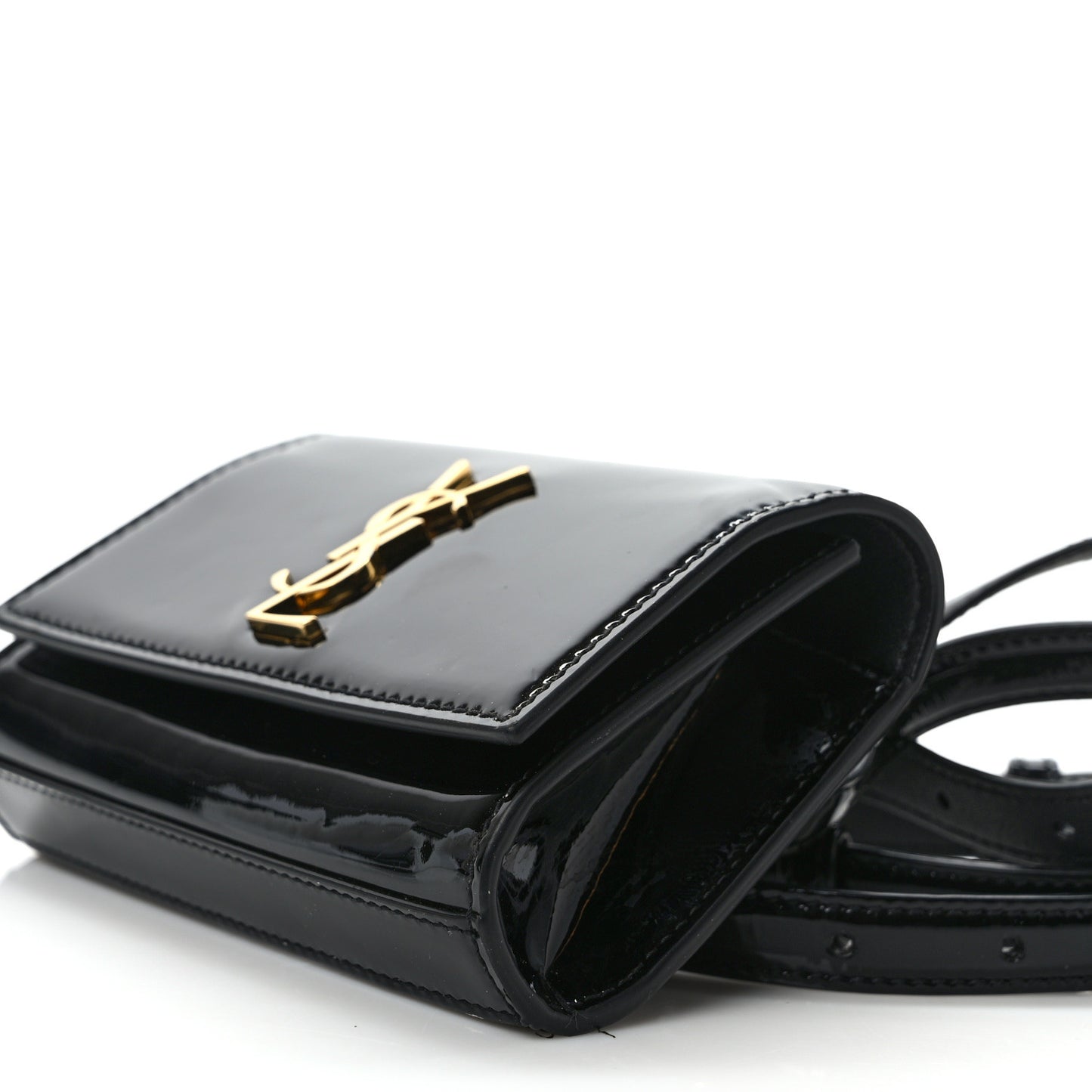 Patent Monogram Kate Belt Bag Black