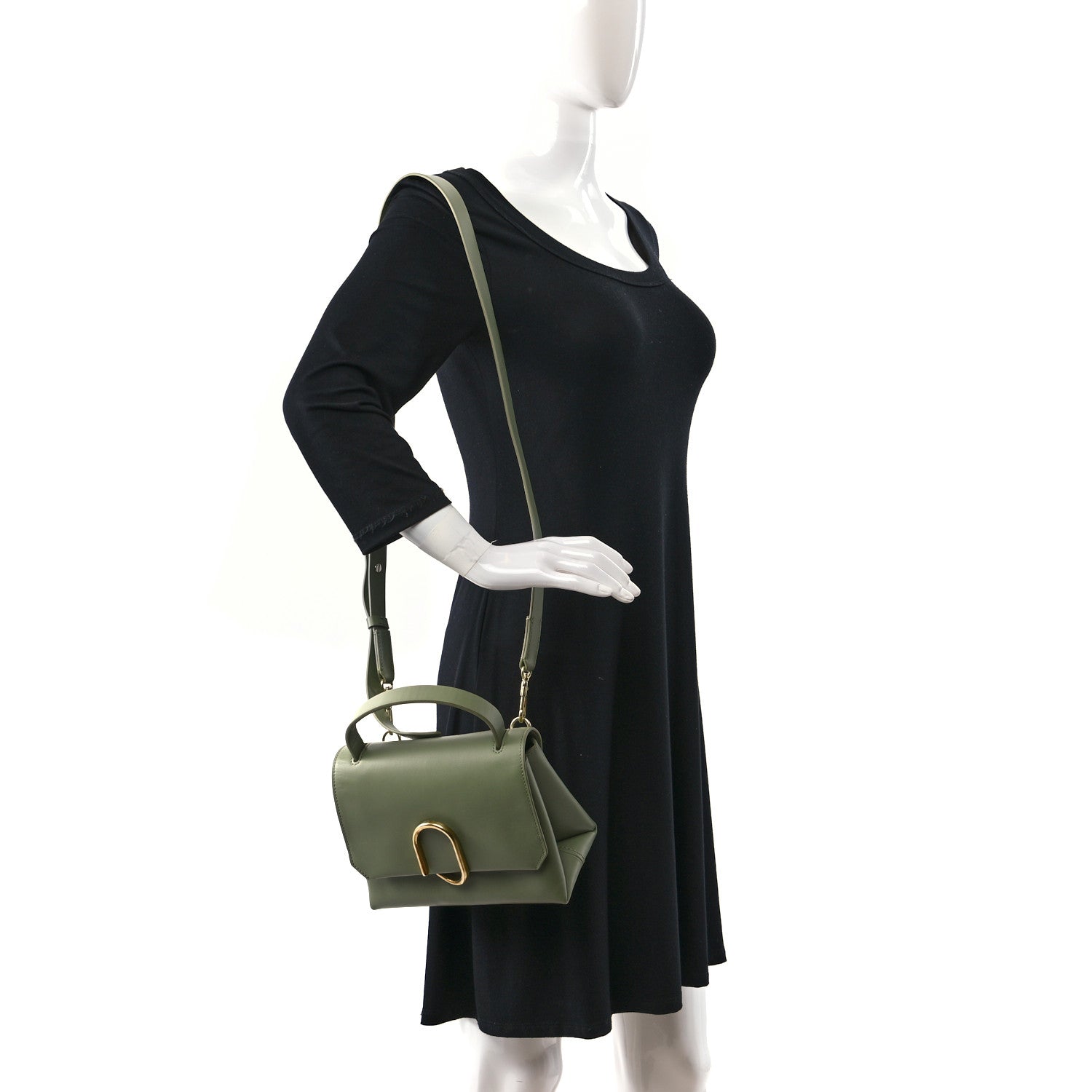 3.1 Phillip Lim Smooth Calfskin Mini Alix Top Handle Satchel Cactus 2 of 8