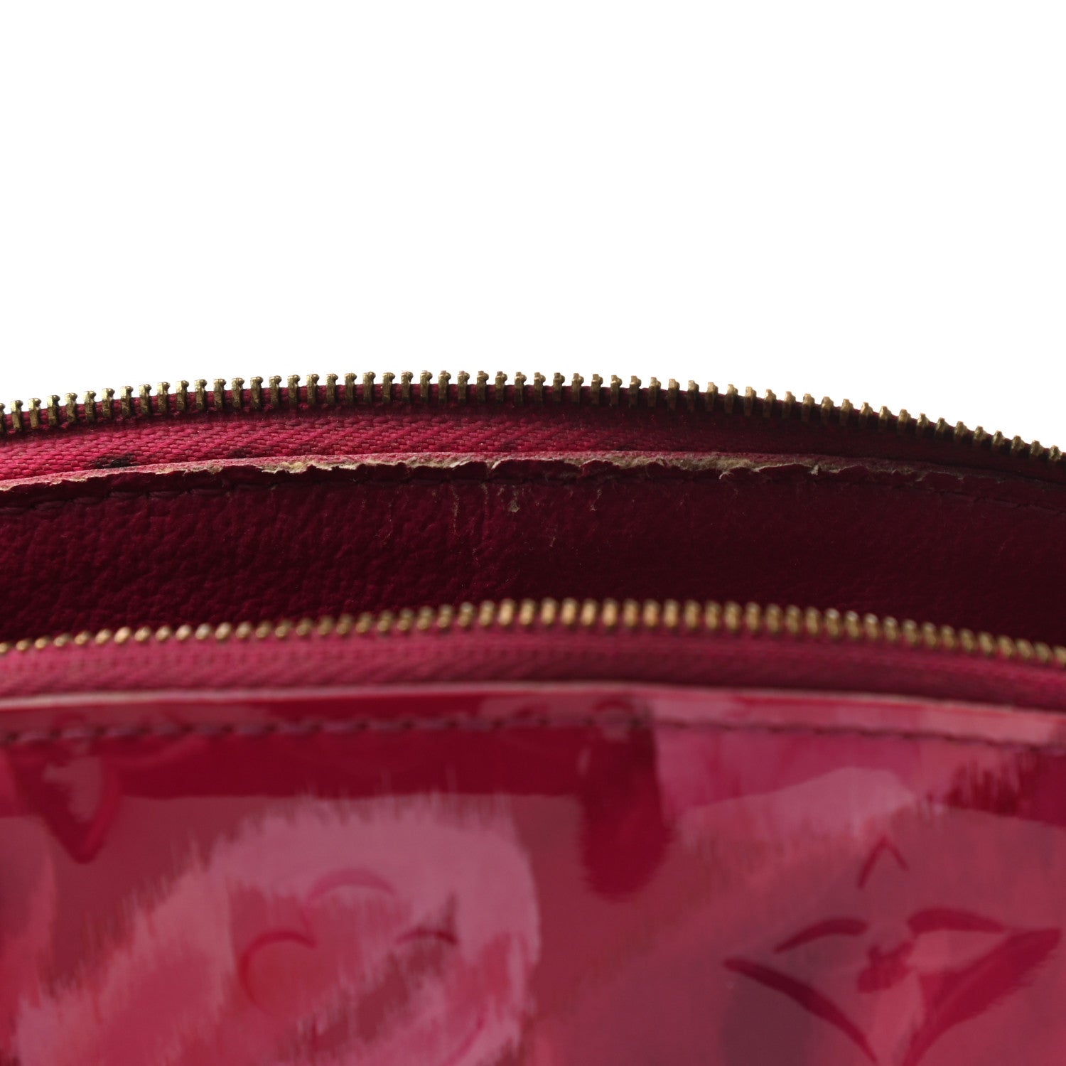 Louis Vuitton Vernis Ikat Cosmetic Pouch Rose Indien 8 of 9