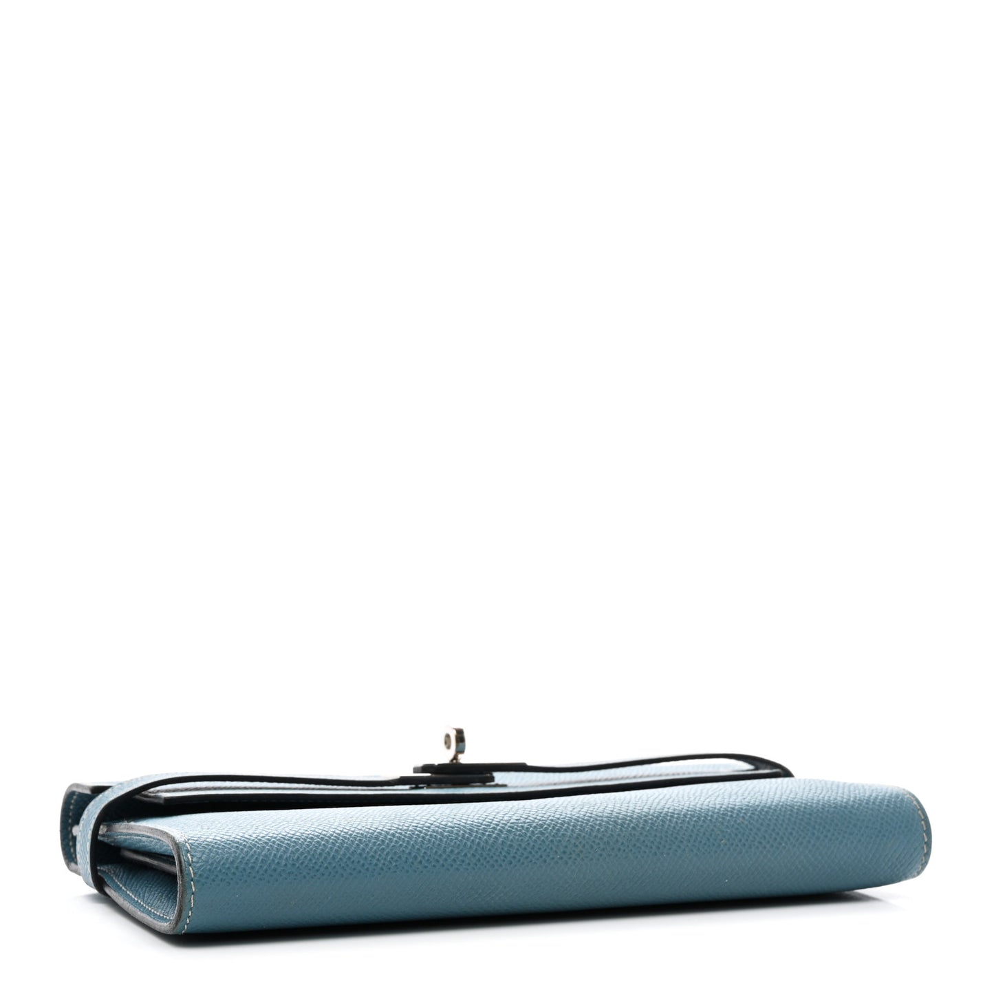 Epsom Kelly Longue Wallet Blue Jean