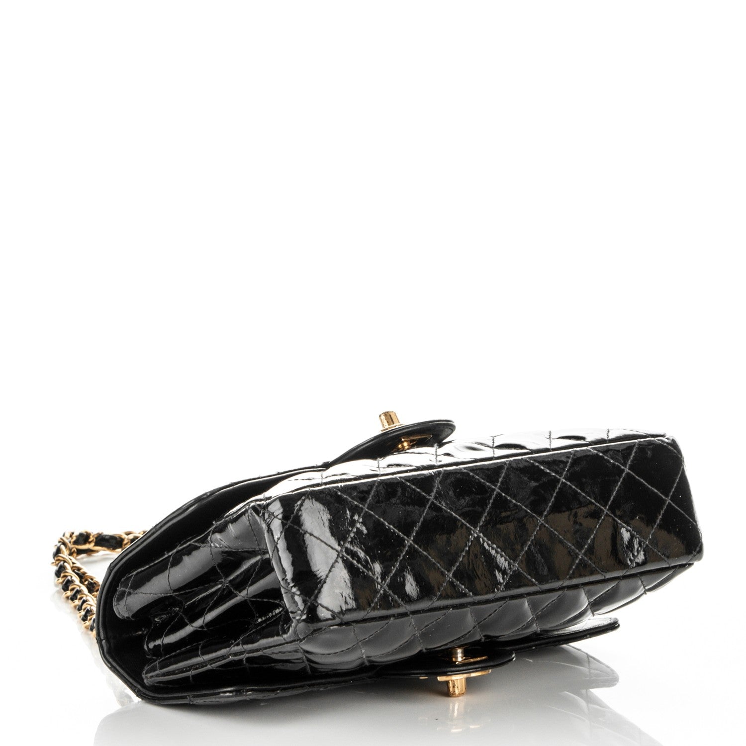 Chanel Patent Small Double Flap Black 4 of 7