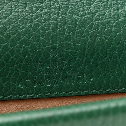 Gucci Dollar Calfskin Crystal Super Mini Dionysus Shoulder Bag Emerald 6 of 9