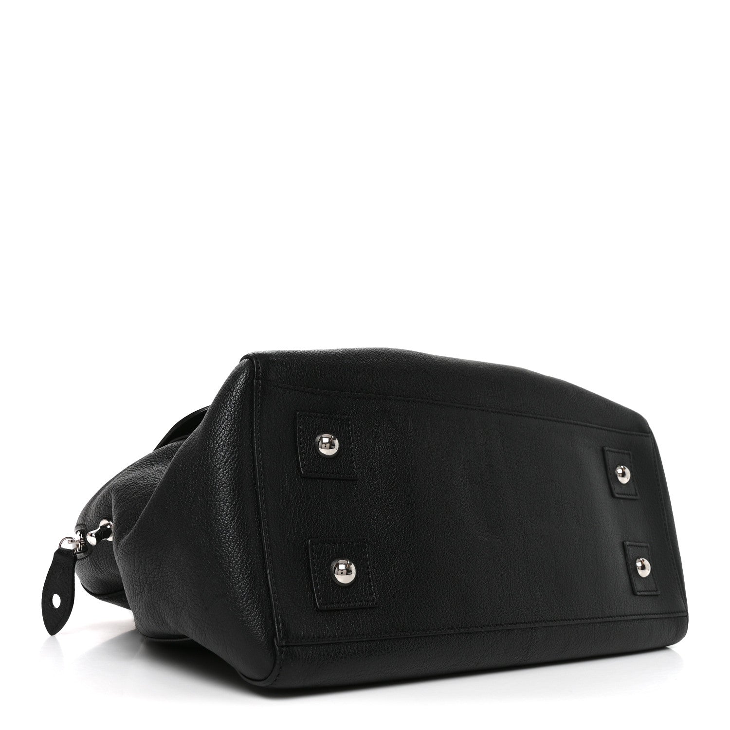Mulberry Glossy Goatskin Medium Del Rey Satchel Black 4 of 9