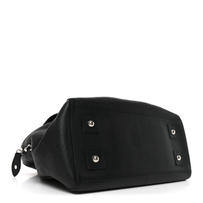 Mulberry Glossy Goatskin Medium Del Rey Satchel Black 4 of 9