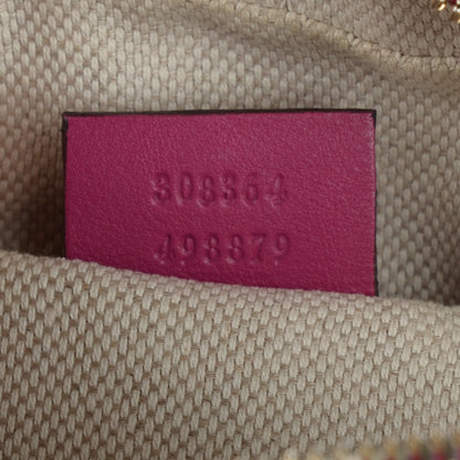 Gucci Soft Patent Small Soho Disco Bag Bright Bougainvillea 6 of 6