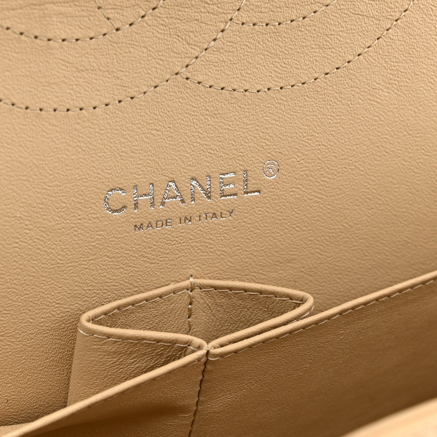 Chanel Caviar Quilted Jumbo Double Flap Light Beige 6 of 11