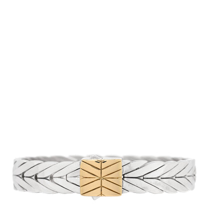 John Hardy Sterling Silver 18K Yellow Gold 11mm Modern Chain Bracelet 2 of 3