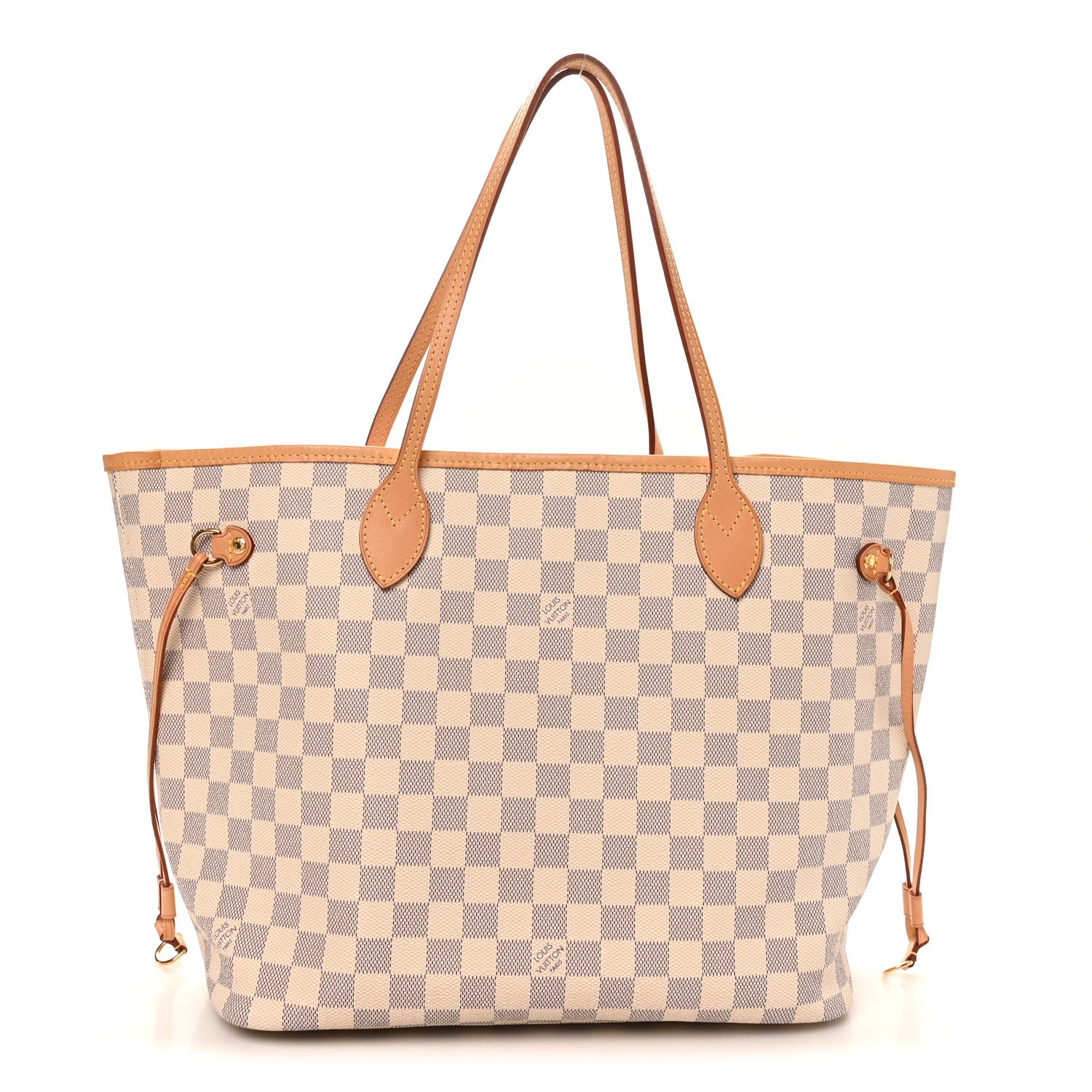 Louis Vuitton Damier Azur Neo Neverfull MM Rose Ballerine 1 of 10
