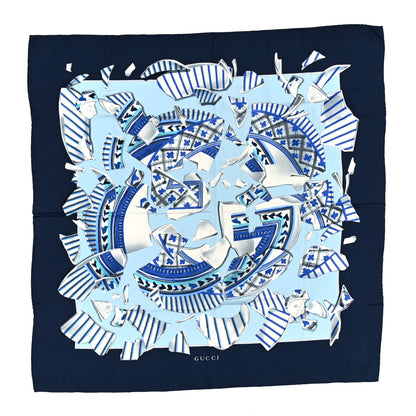 Gucci Silk Porcelain Motif Multicolor 1 of 6