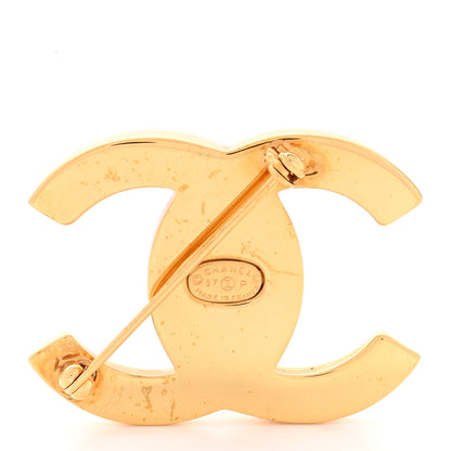 Chanel Metal CC Turn Lock Brooch Gold 3 of 5