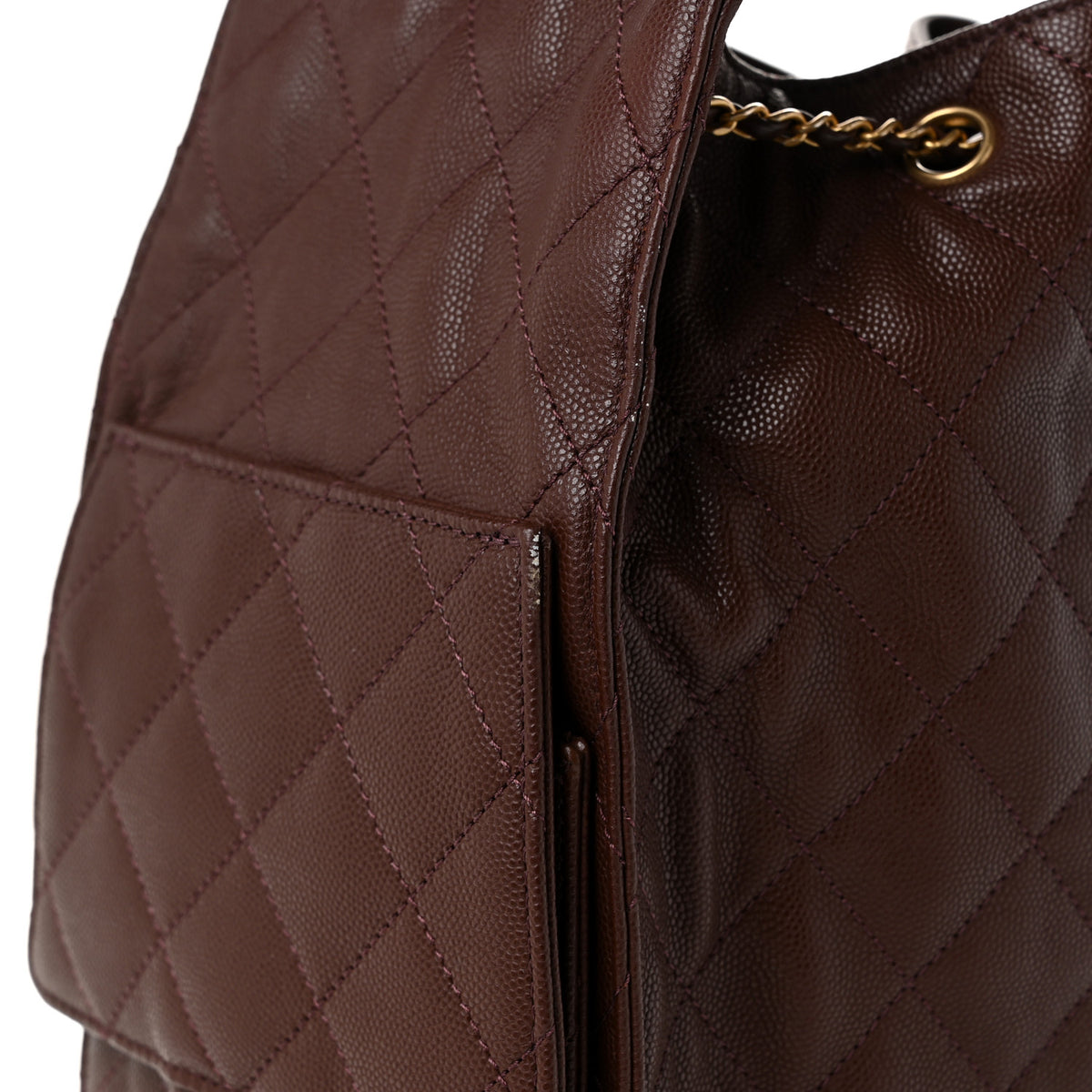 Chanel Caviar Quilted Medium Chanel 25 Handbag Dark Brown 12 of 12