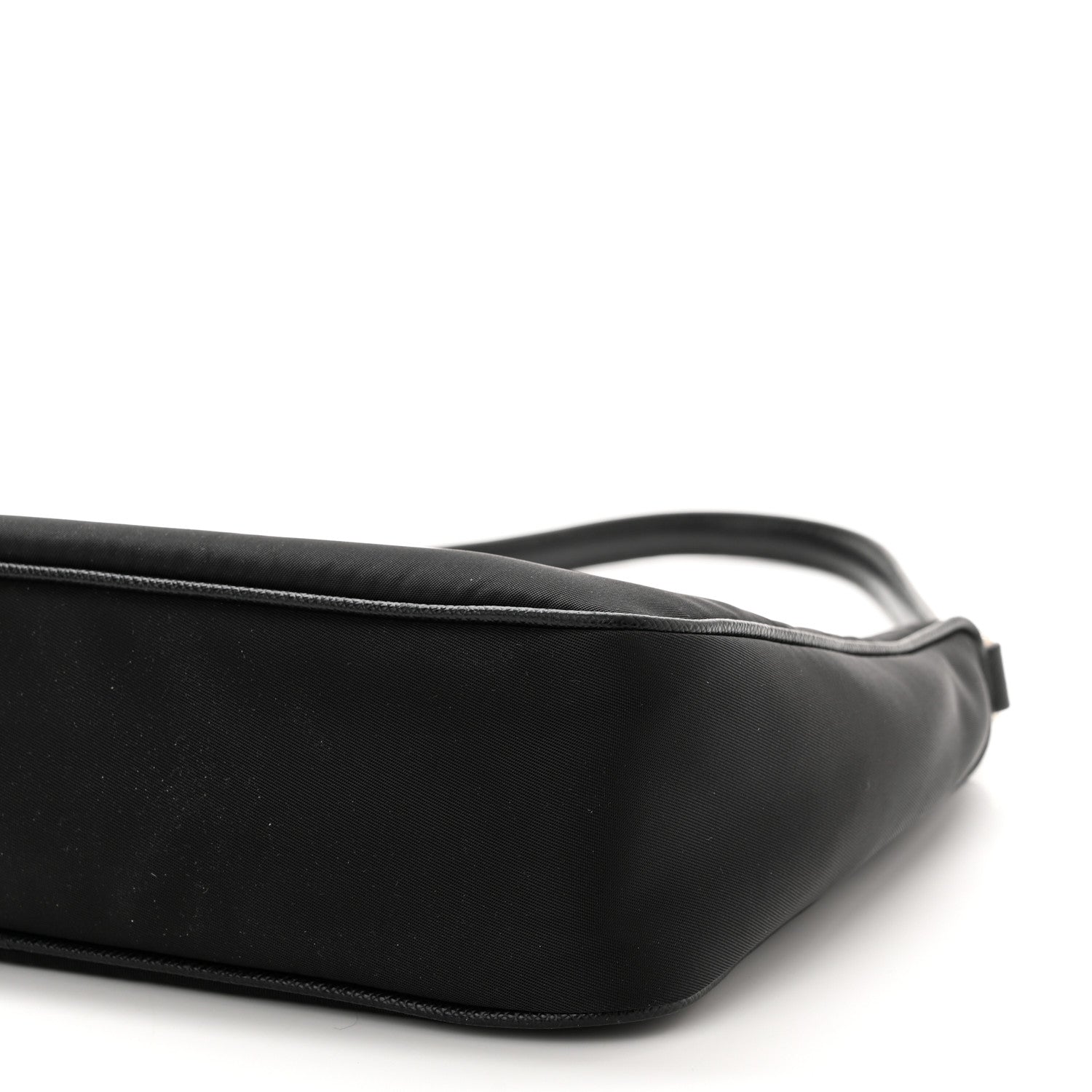 Prada Tessuto Nylon Saffiano Mini Re-Edition 2005 Bag Black 11 of 11