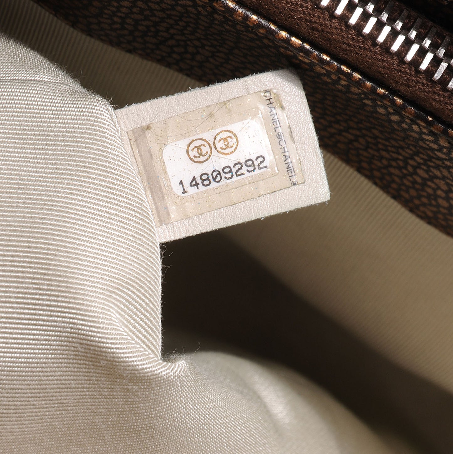 Caviar Timeless CC Shopping Tote Bronze