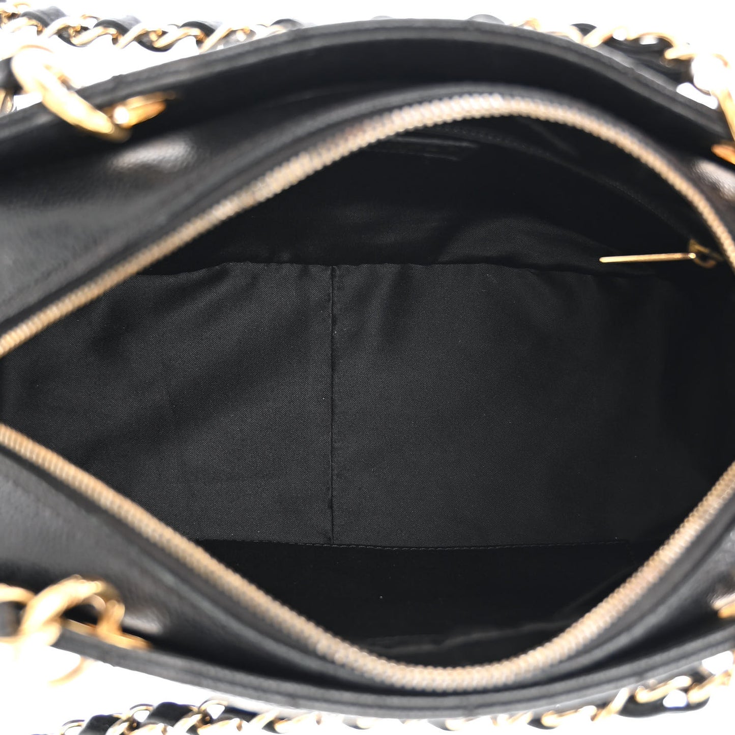 Caviar Quilted Petit Timeless Tote PTT Black