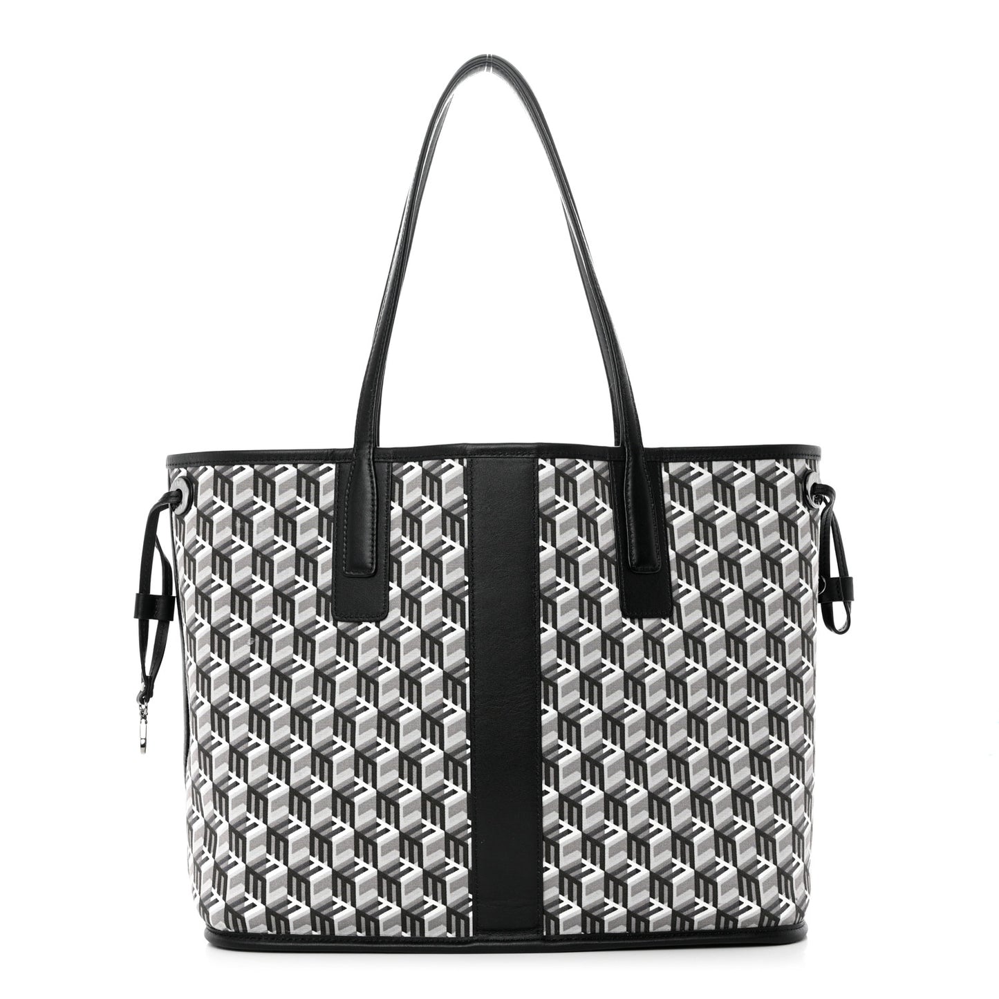 Visetos Medium Liz Reversible Shopper Tote Black