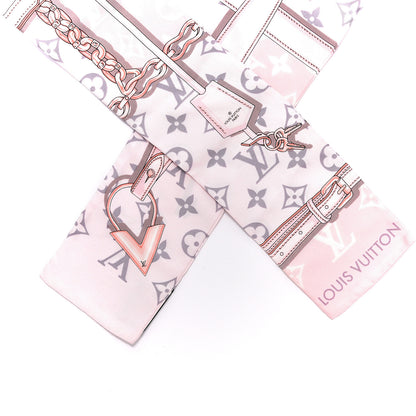 Louis Vuitton Silk Monogram Confidential Bandeau Light Pink 2 of 4