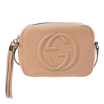 Gucci Pebbled Calfskin Small Soho Disco Bag Rose Beige 1 of 8