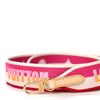 Louis Vuitton Jacquard Speedy Bandouliere 20 Shoulder Strap Fuchsia 2 of 6