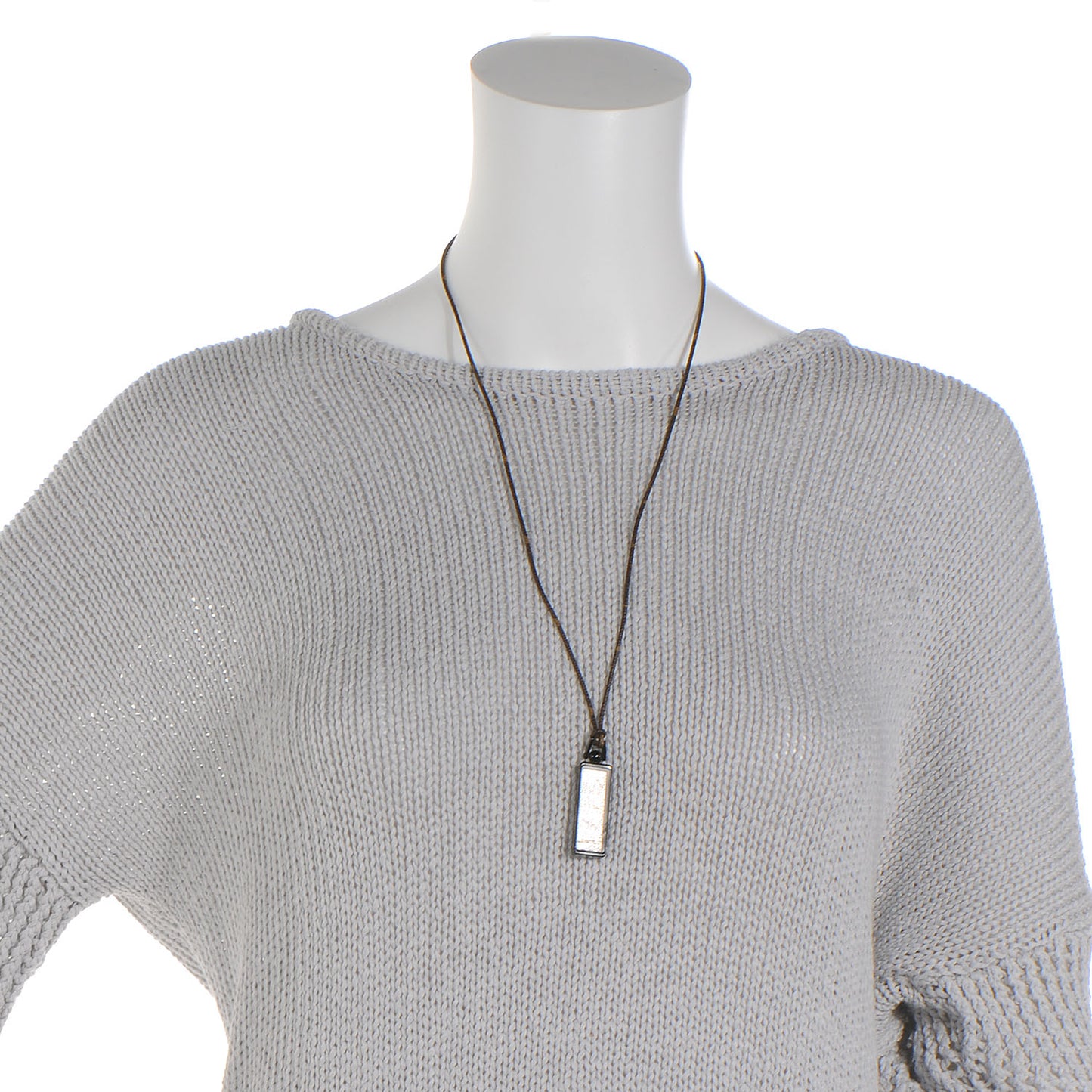 Monogram Pendant Pendentif Necklace
