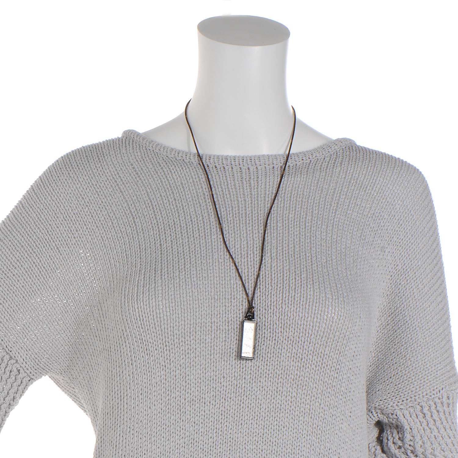 Louis Vuitton Monogram Pendant Pendentif Necklace 2 of 5