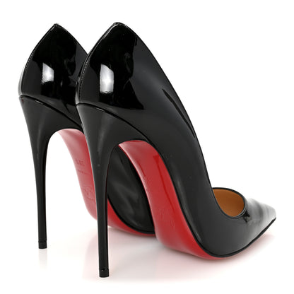 Christian Louboutin Patent So Kate 120 Pumps 38.5 Black 5 of 9