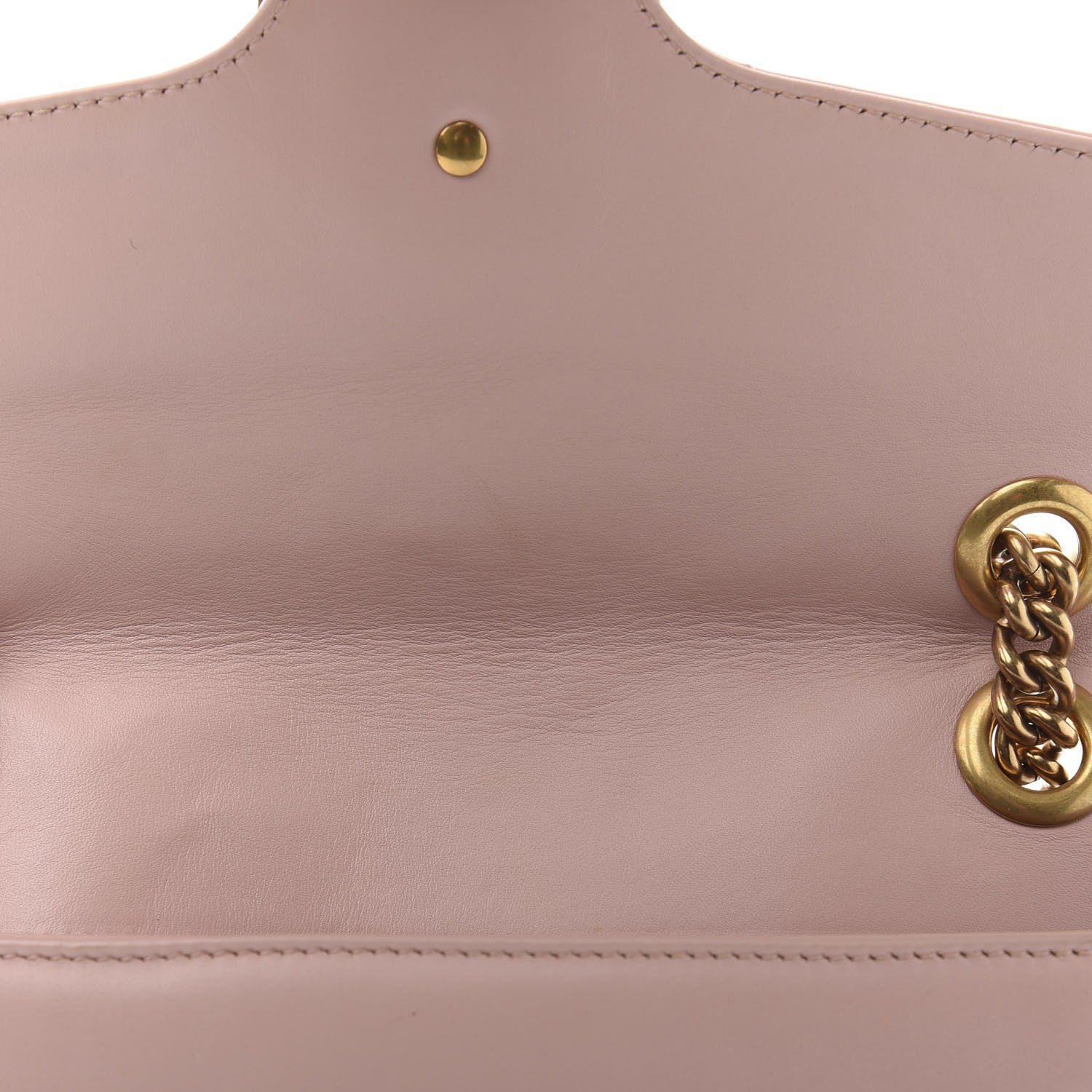 Gucci Calfskin Matelasse Small GG Marmont Shoulder Bag Perfect Pink 9 of 12