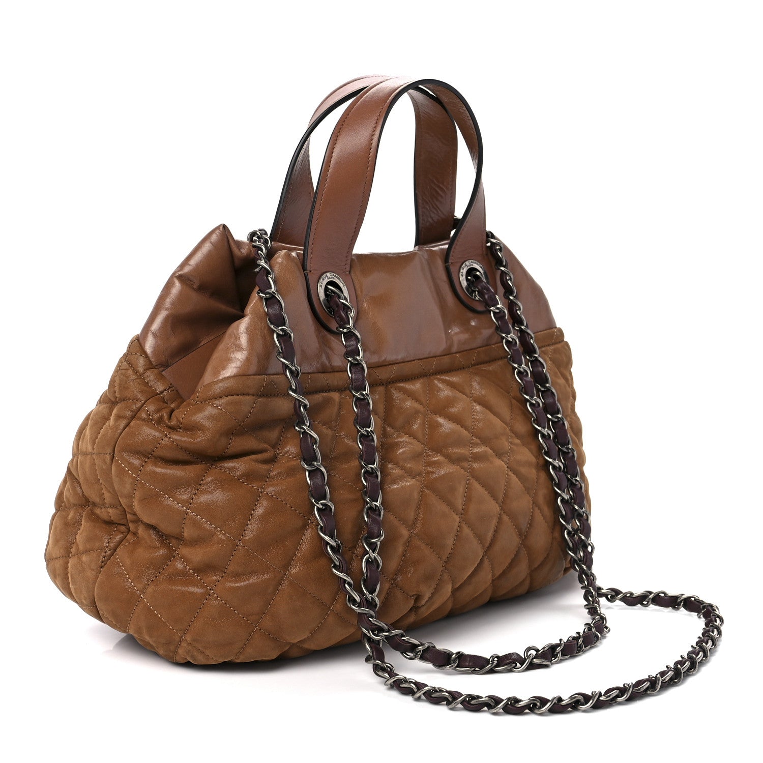 Chanel Iridescent Calfskin Small In The Mix Tote Light Brown 3 of 11