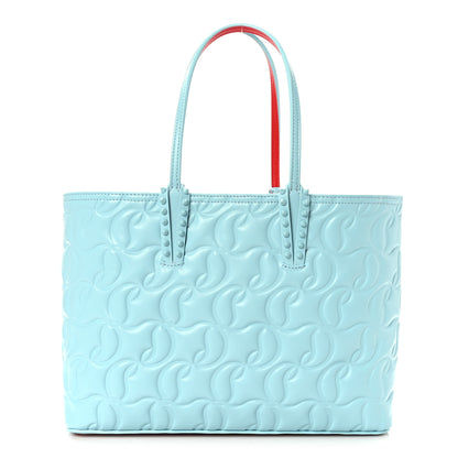 Christian Louboutin Nappa Embossed Small East West Cabata Tote Mineral 3 of 10