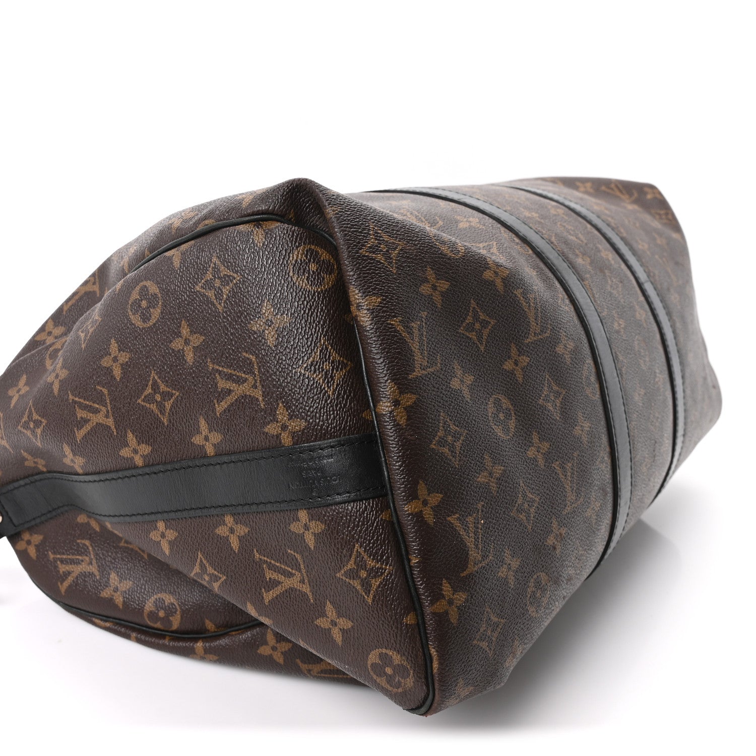 Louis Vuitton Monogram Macassar Keepall Bandouliere 45 9 of 10