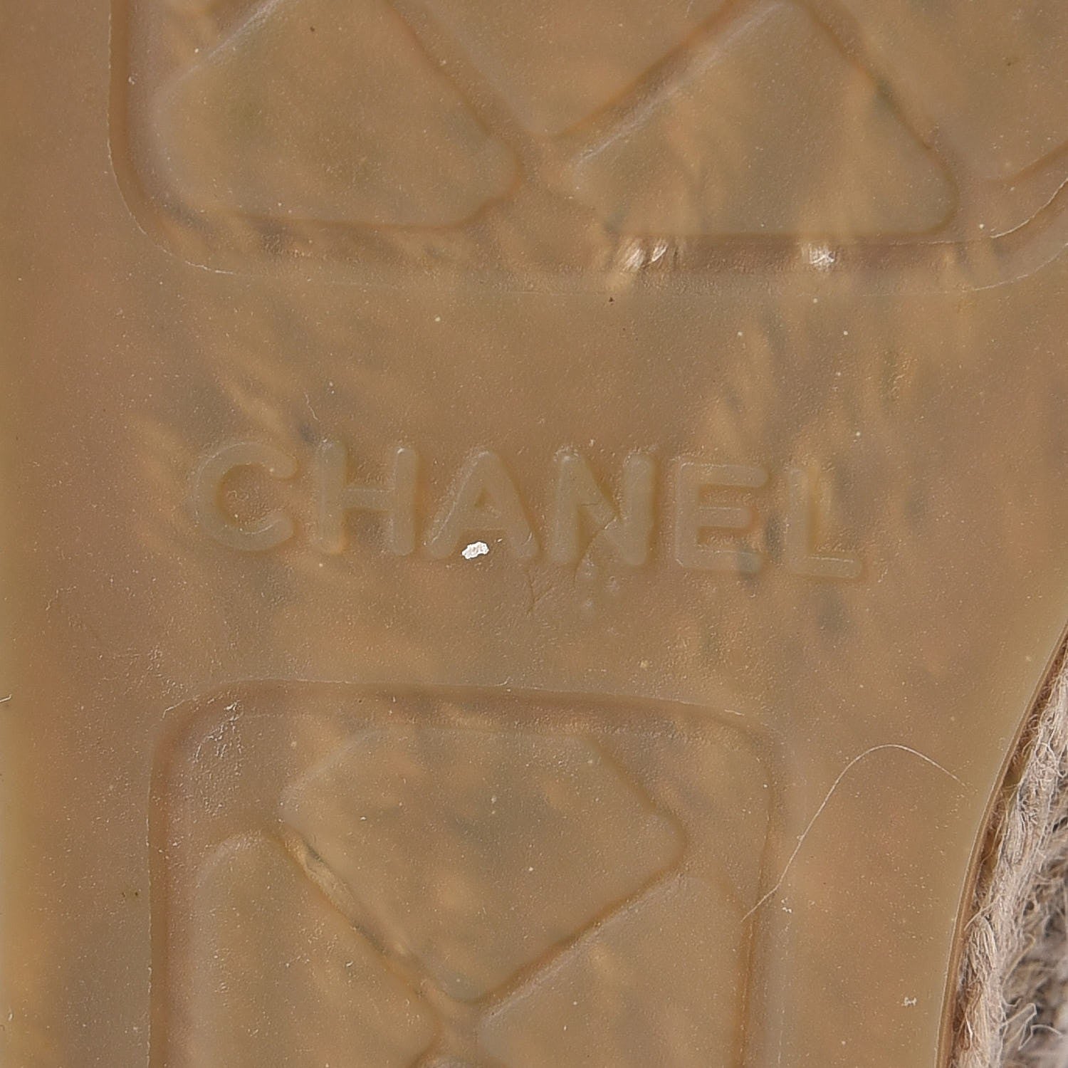 Chanel Linen Sequin CC Espadrilles 38 Beige Black 6 of 10
