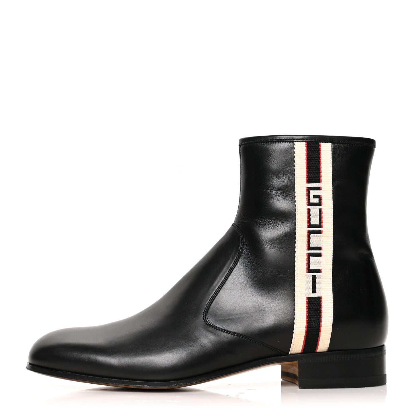 Calfskin Mens Sport Ankle Boots 8.5 Black