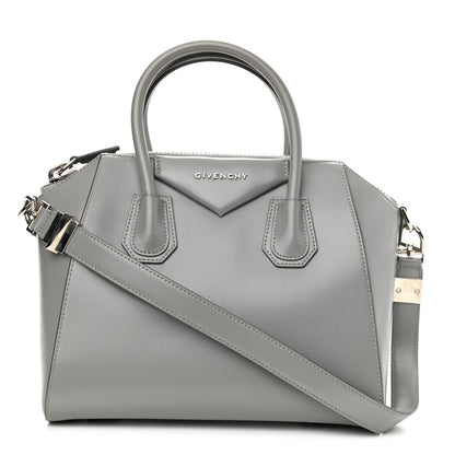 Givenchy Shiny Lord Calfskin Small Antigona Pearl Grey 1 of 12
