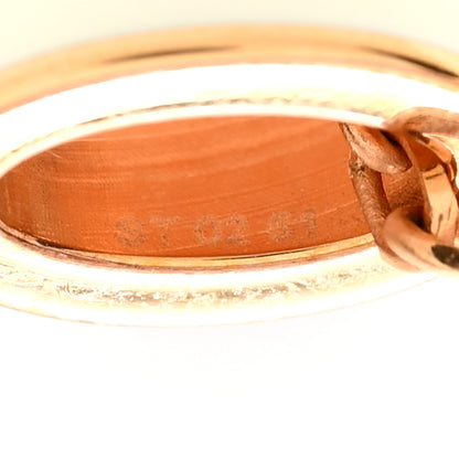 Hermes Lacquered Gold Mini Pop H Pendant Necklace White 6 of 8