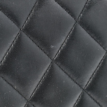 Chanel Lambskin Quilted Jumbo Double Flap Black 18 of 19