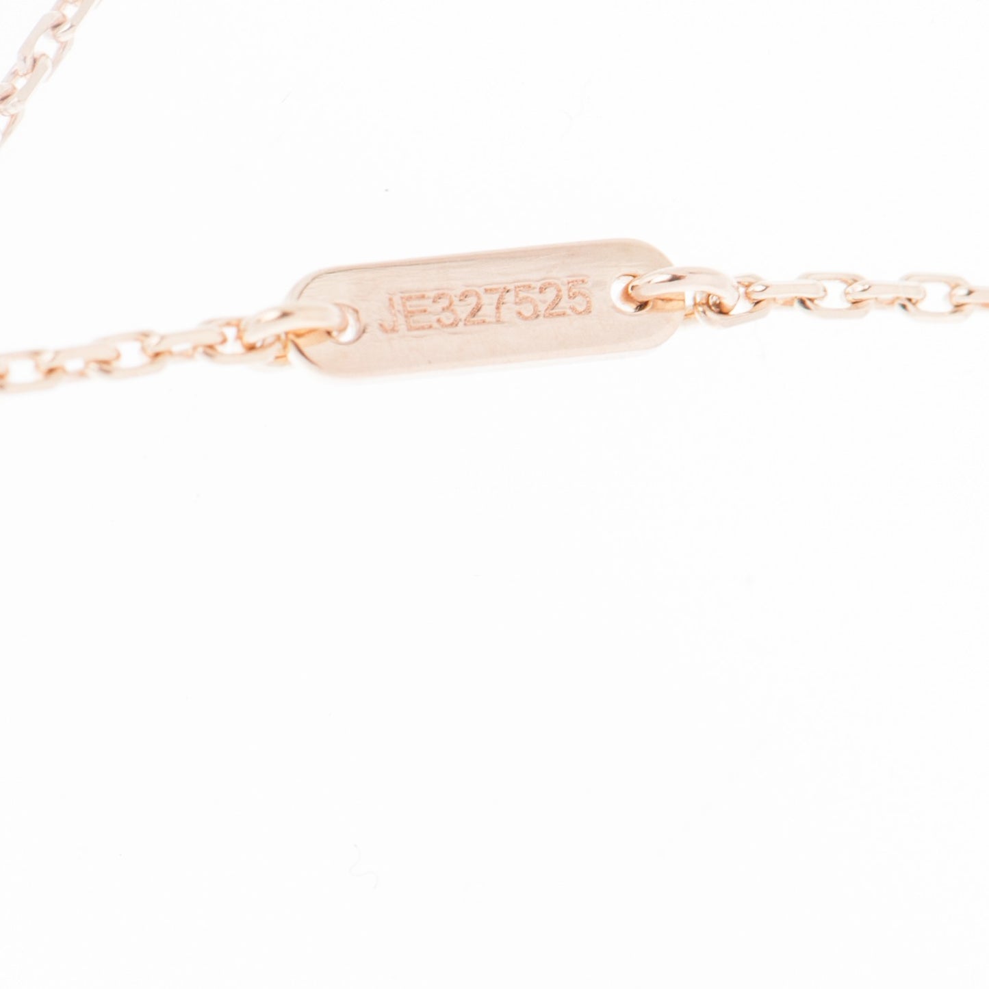 18K Rose Gold Carnelian Sweet Alhambra Pendant Necklace