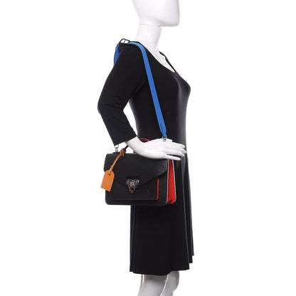 Louis Vuitton Epi Neo Monceau Black Coquelicot Blue Roi Safran 2 of 11