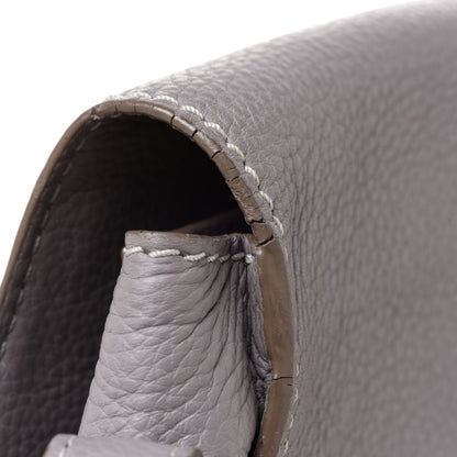 Chloe Calfskin Mini Marcie Round Crossbody Bag Cashmere Grey 11 of 12