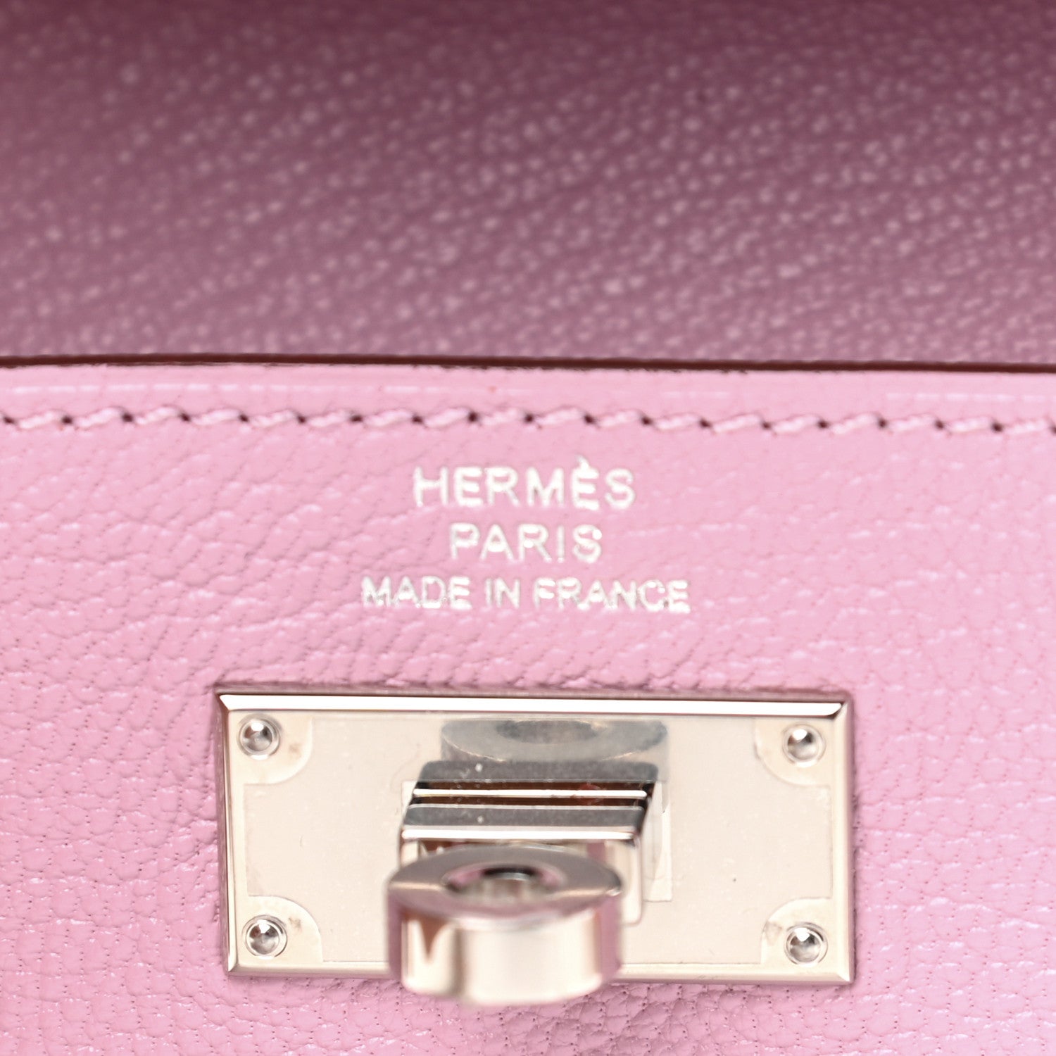 Hermes Chevre Mysore Kelly Pocket Compact Wallet Mauve Sylvestre 7 of 9