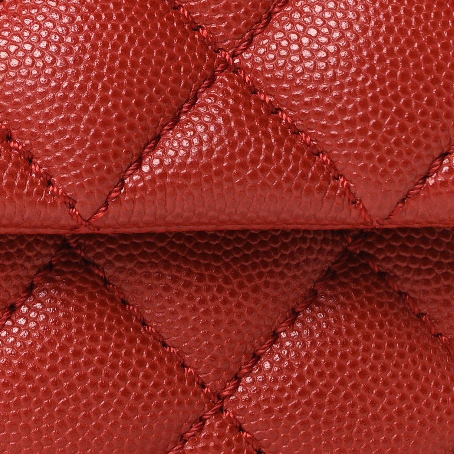 Chanel Caviar Quilted Mini Coco Handle Flap Red 8 of 10