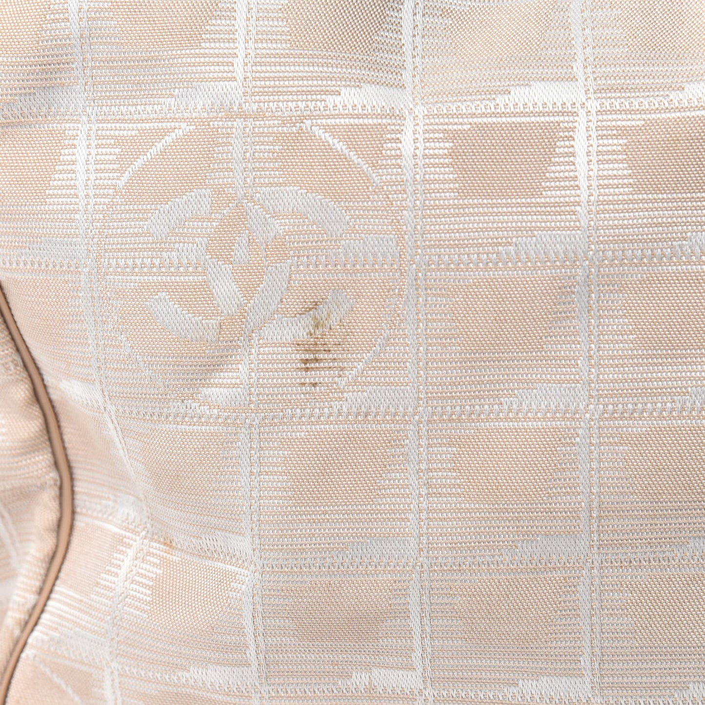 Nylon Medium Travel Tote Beige