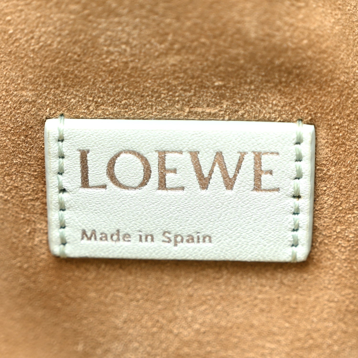 Loewe Mellow Nappa Medium Donut Chain Flamenco Knot Clutch Frozen 6 of 11