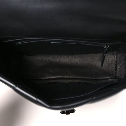 Valentino Garavani Nappa Monochrome Large Roman Stud Shoulder Bag Black 5 of 8