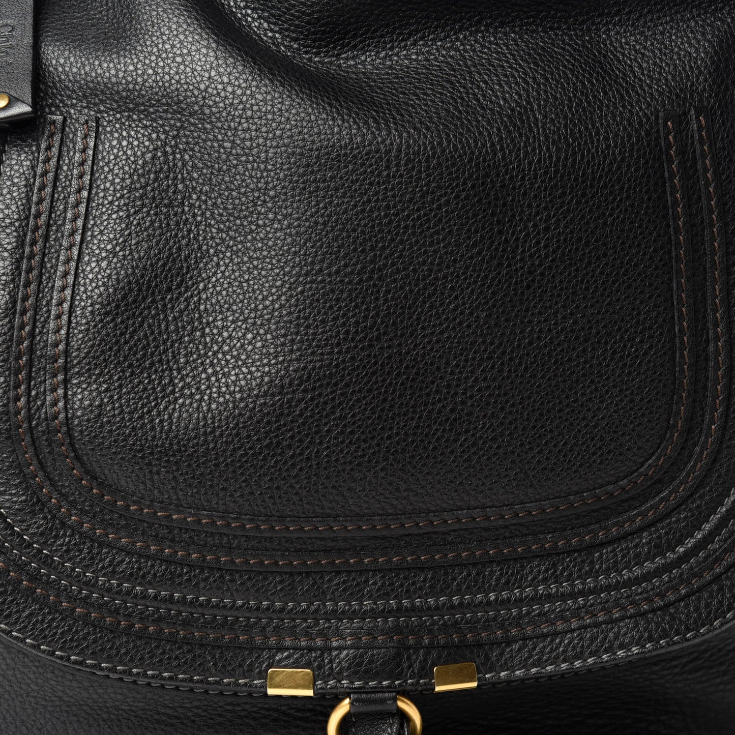 Calfskin Large Marcie Hobo Black