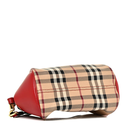 Burberry Haymarket Check Mini Blaze Crossbody Bag Red 4 of 17