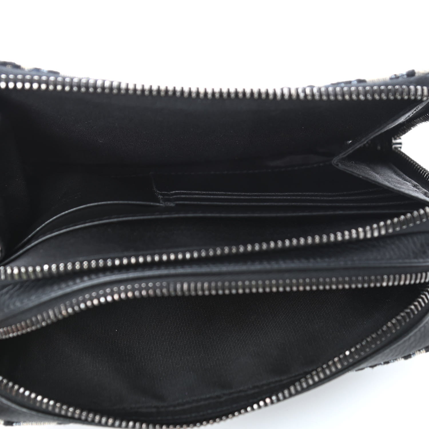 Christian Dior Oblique Pouch Navy Blue 4 of 4