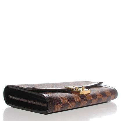 Louis Vuitton Damier Ebene Venice Wallet 4 of 8