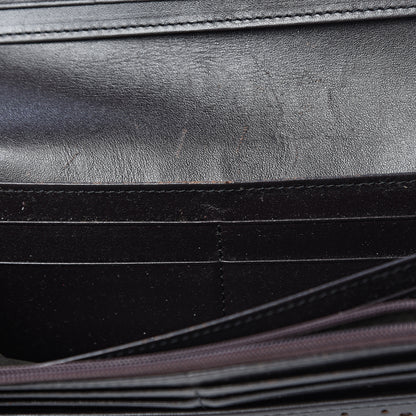 Burberry Grainy Calfskin Continental Wallet Dark Brown 7 of 17